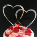 Sparkly Rhinestone Cake Topper Heart Collier de mariage Topper